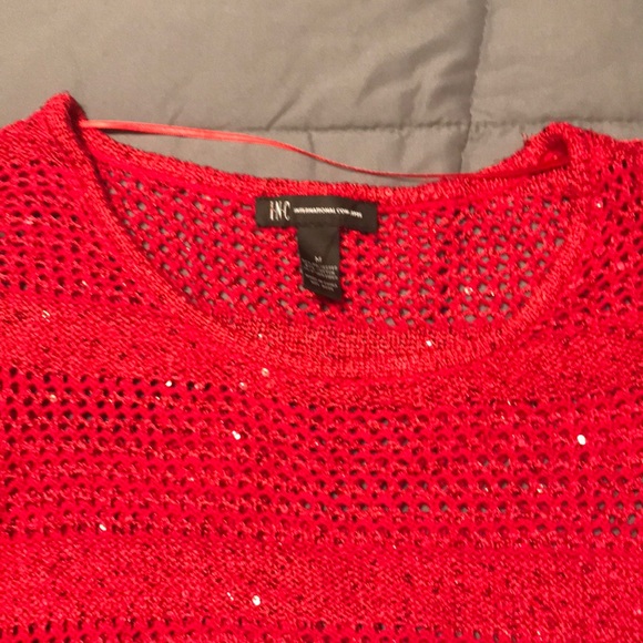 I.N.C. (International Concepts) Red Sweater - Picture 3 of 3
